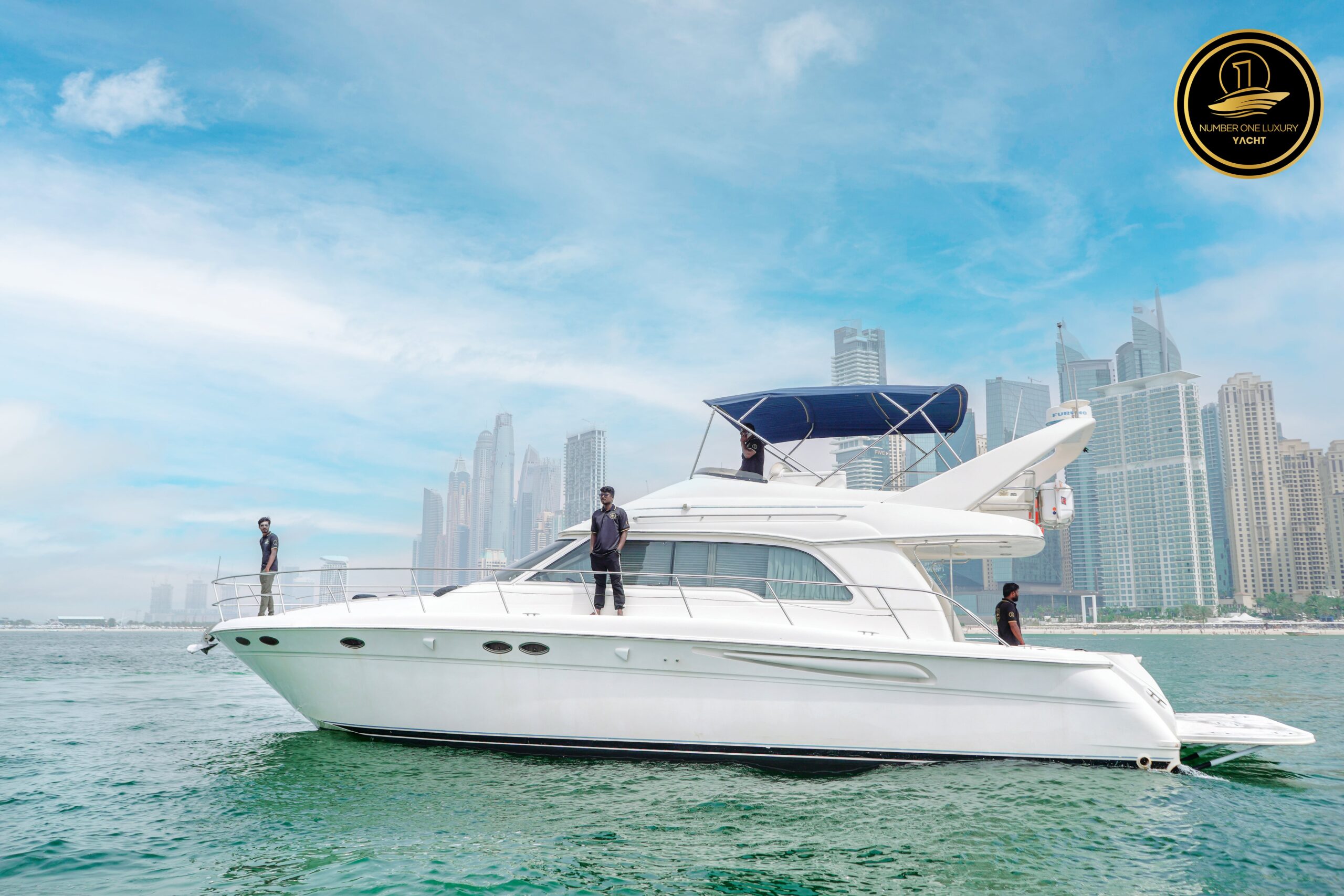 Happy Hour 50 Yacht Rental Dubai - Chic & Comfortable