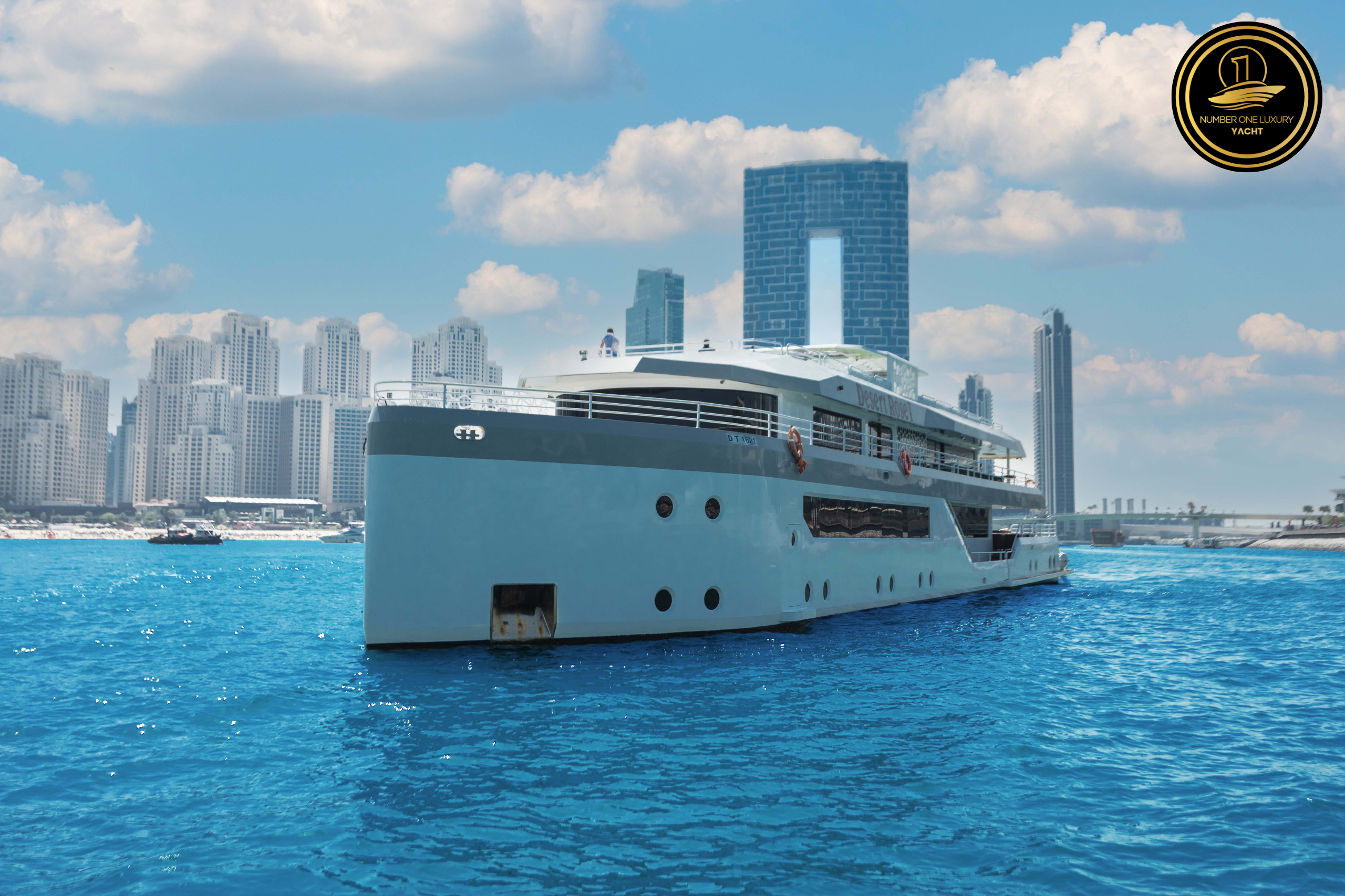 No.1 Yacht Golden Hour Yacht Rental Dubai